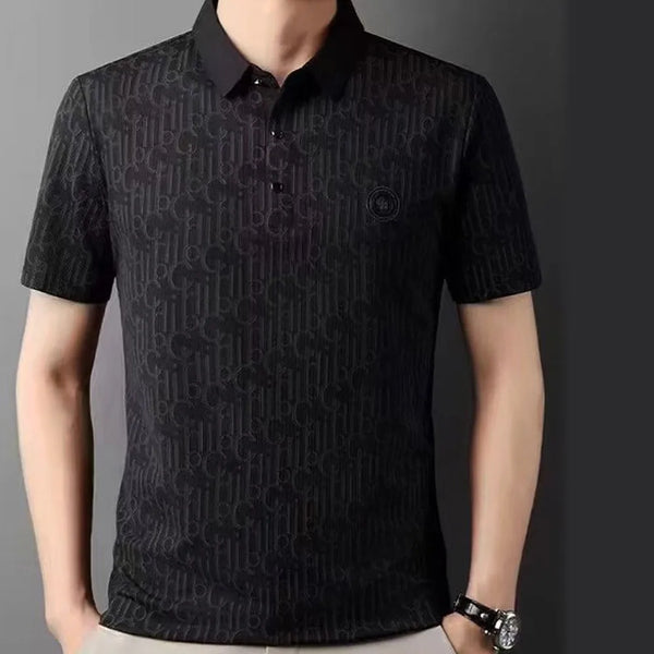 Men's Cool Collar Short Sleeve T-Shirt Mountaineering Clothes Outdoor Workwear Mountaineering T-Shirt Cool Tee Iced Tee