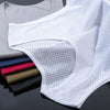 Herre Issilke Mesh Tank Tops Gym Stringer Gjennomsiktig Bodybuilding Ermeløs T-skjorte Fitnessvest Herre Mesh Muskel Singlets